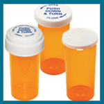 Pharmacy Vials Caps Pill Bottles